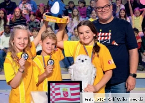 Wir haben bei der Fernsehsendung 1, 2, - oder 3 gewonnen!